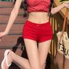 Women's Low Waist Slimming White Hot Shorts - Casual Summer Wear
