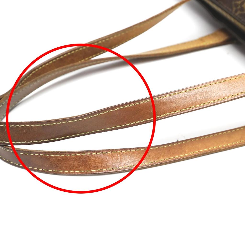 LOUIS VUITTON Monogram Cabas Mezzo Tote Bag Monogram canvas Brown Women M51151 Used