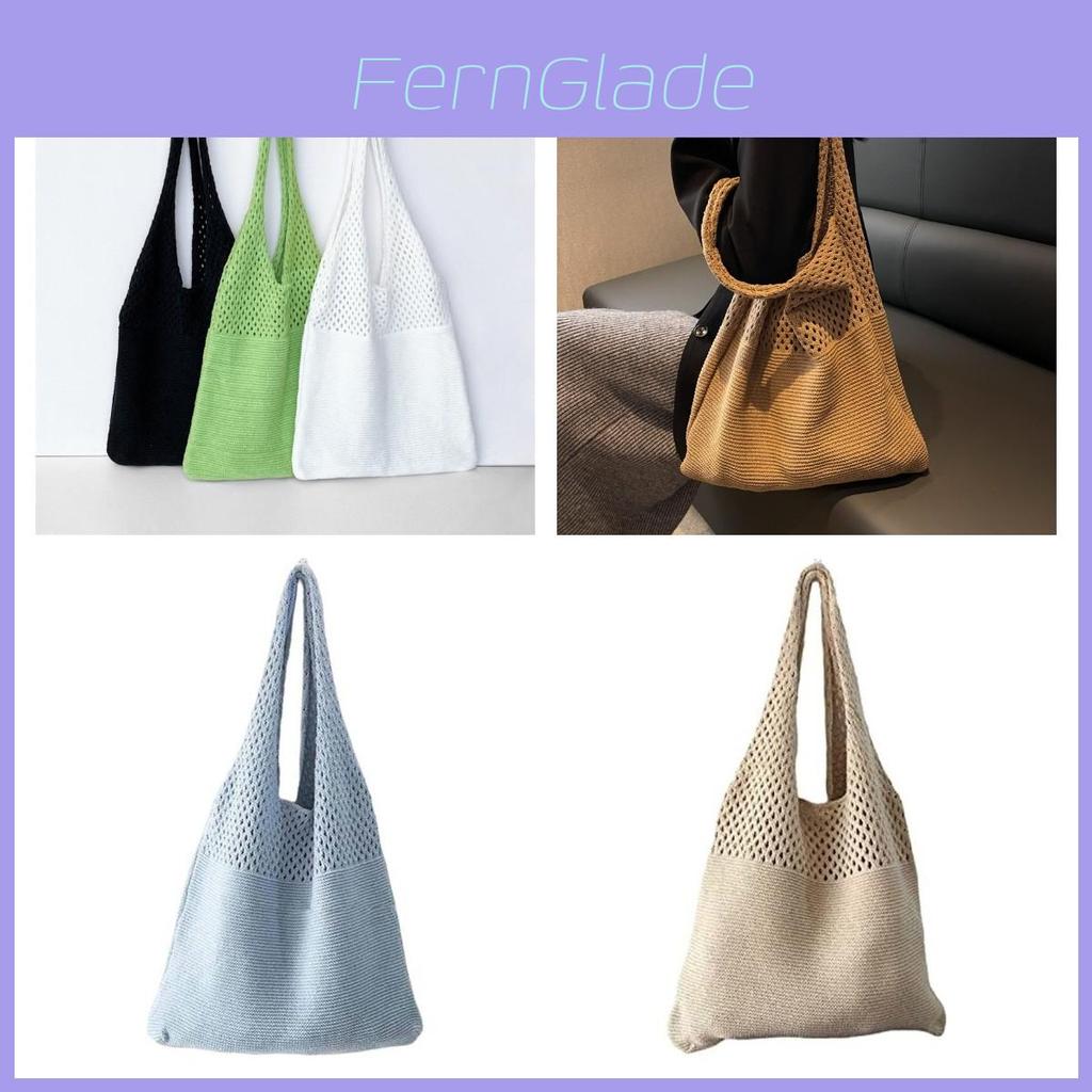 Vintage Knitted Shoulder Bag For Women, Elegant And Chic, Perfect For Daily Use, Large Capacity
