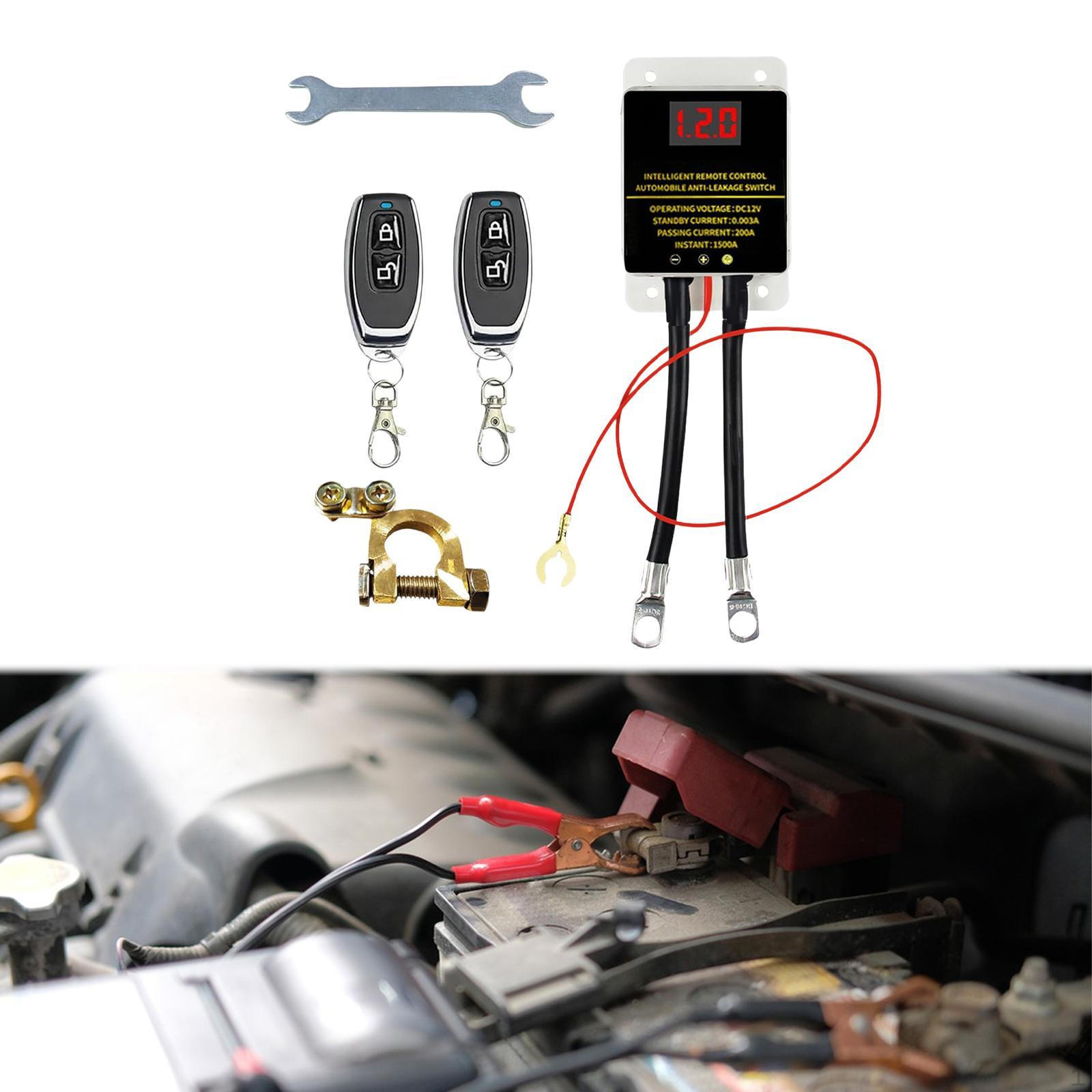 

Kill Switch Remote Отключение аккумулятора 12 В Обновление Замена Замена для автомобиля 2 Remote Control