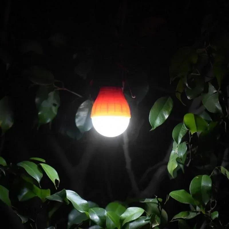 1 Pcs Portable 3Led Outdoor Hanging Light Multi-Functional Camping Tent Light - Perfect For Camping, Emergency, And Night Lighting