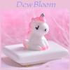 Adorable Mini Unicorn Figurines Resin Craft Colorful Cartoon Style Perfect For Fairy Gardens