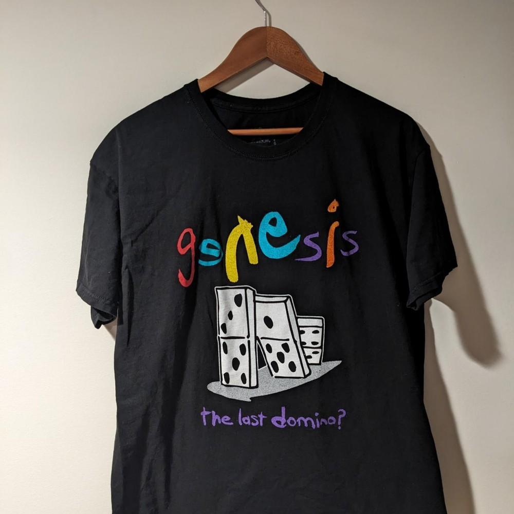 Genesis The Last Domino Short sleeve T shirt Remake tee 100% cotton Unisex T-Shirt XL