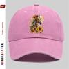 pc Sunflower Horse Head Print Baseball Cap Fashion Trend Design Sun Hat Comfortable And Lightweight Trucker Sun Hat Buckle Adju