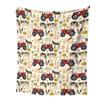 Farm Animal Tractor Blanket Flannel Cartoon Animal Blanket Lunch Break Four Seasons Sofa Office Blanket