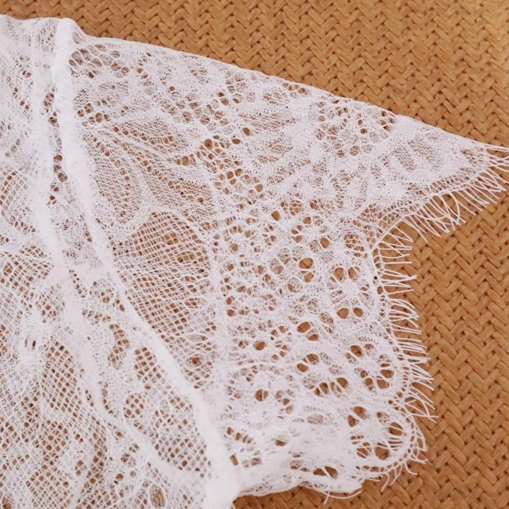 Sweet Shawl Wrap Detachable Fake Collar Elegant Crochet Blouse Lace Collar Embroidered Chiffon Floral Removable Collar Sweater