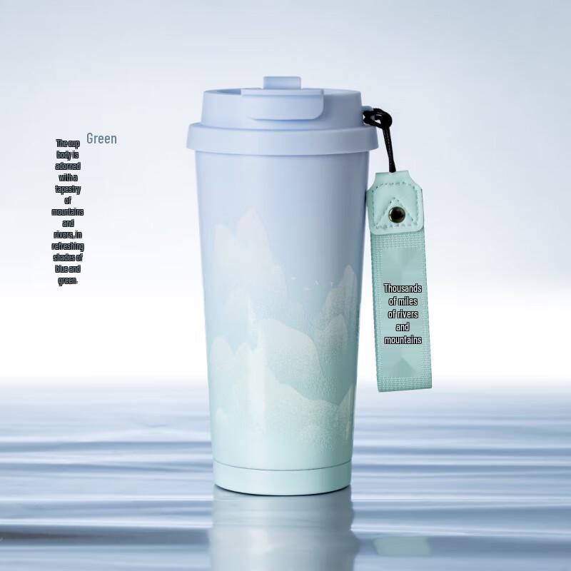 Forbidden City A Thousand Li Rivers Insulated Straw Bottle