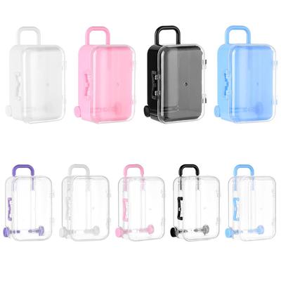 Dollhouse Decoration Plastic Mini Suitcase Jewellery Box Dolls Miniature Toys Lovely Small Clutch