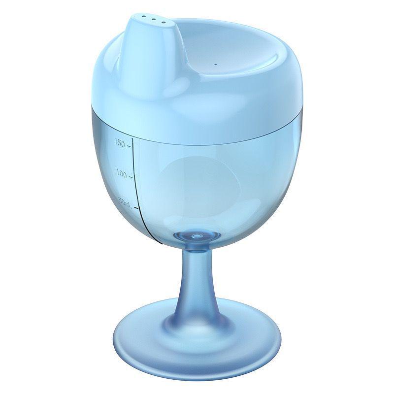 High-Footed Children's Sippy Cup: Leak-Proof, Anti-Fall Goblet for Drinking