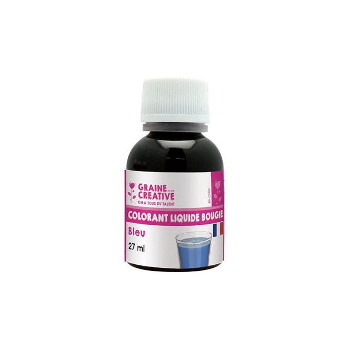 Colorant liquide pour bougie 27 ml Bleu