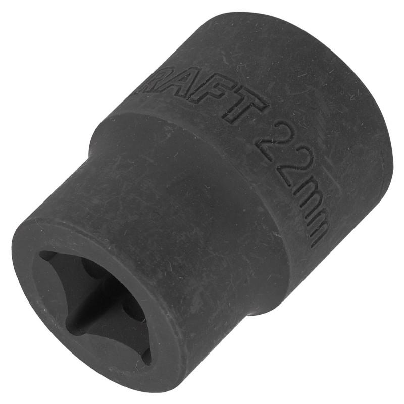 22mm 1/2" short 6-point socket
