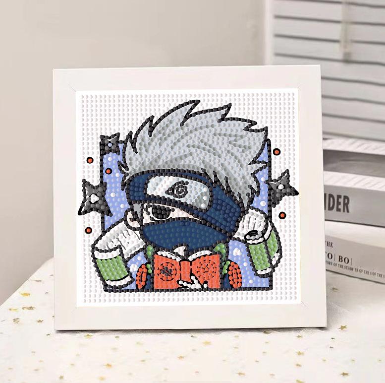 High-End Diamond Painting Diy Van Gogh Starry Sky Cat Creative Handmade Toy Table Decoration Diamond Painting With Frame
