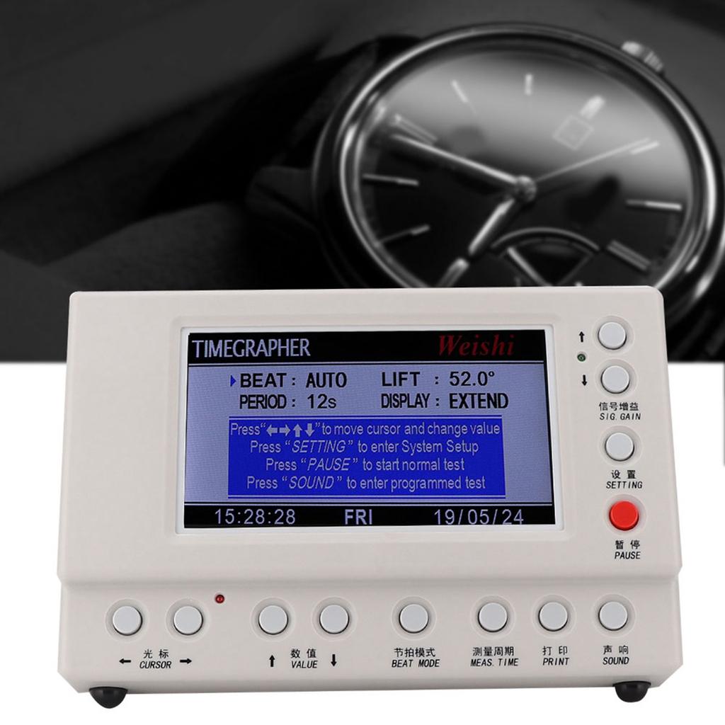 Weishi6000 Wysokiej Precyzji Mechaniczny Zegarek Narzędzie Testowe Narzędzie Timegrapher
