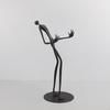 Modern Figurines Metal Ball Bearer Figurine Aesthetic Creative Art Sculptures Luxury Living Room Ornaments Home Decorations