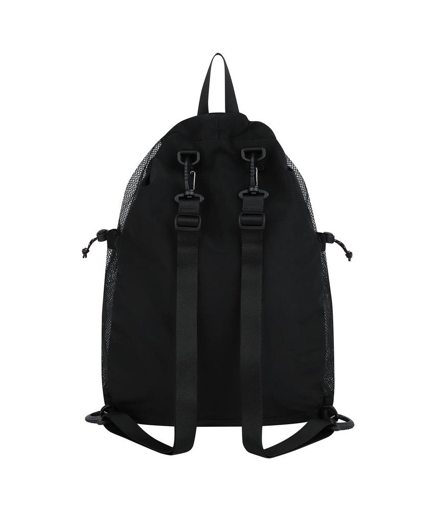 Wacky Willy Leo String Draw Backpack Black