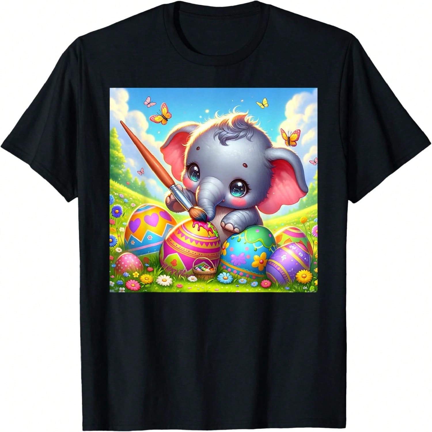 Kawaii Brown Bear Gift - Anime Grizzly Bear T-Shirt S разноцветный