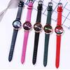 Gradual Change Color Disc Belt Women'S Watch, Waterproof Quartz Student Watch, Fashionable And Fresh Women'S Watch