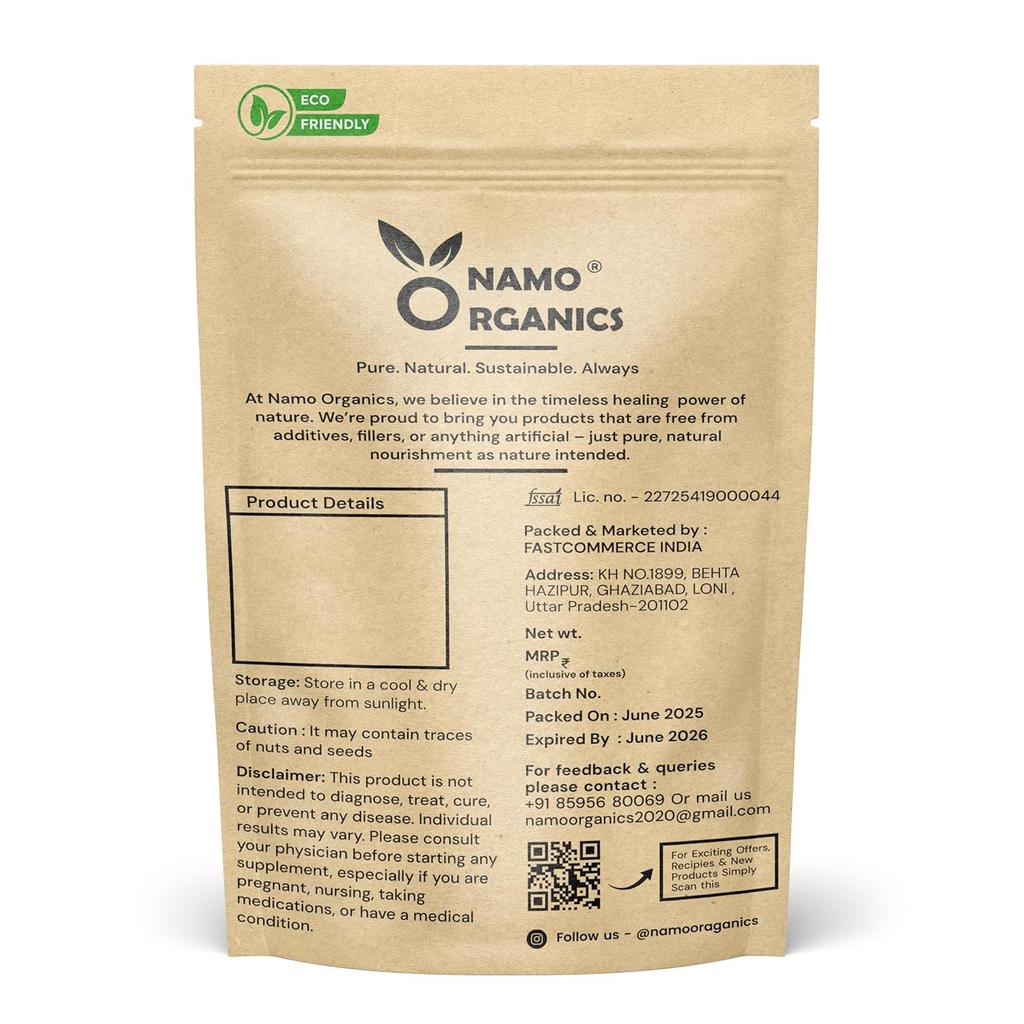 Namo Organics Gond Katira Pur - 250 gr | Proprietăți răcoritoare | Gumă comestibilă 100% naturală Superaliment