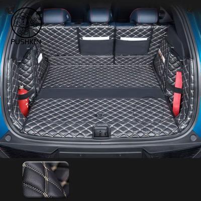 For BYD ATTO 3 2026 2025 2027 Custom Trunk Mats Leather Durable Cargo Liner Boot Carpets Interior Cover Car Accessories