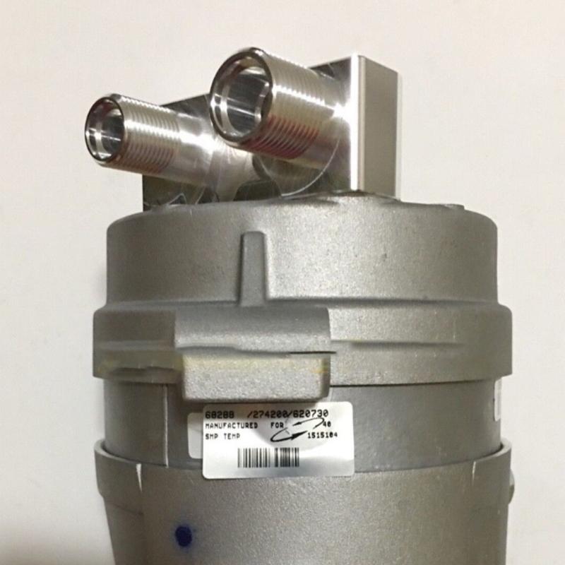 A/C Compressor Adapter Fitting A/C Compressor Fitting Adapter Replacement Aluminum Polished Finish