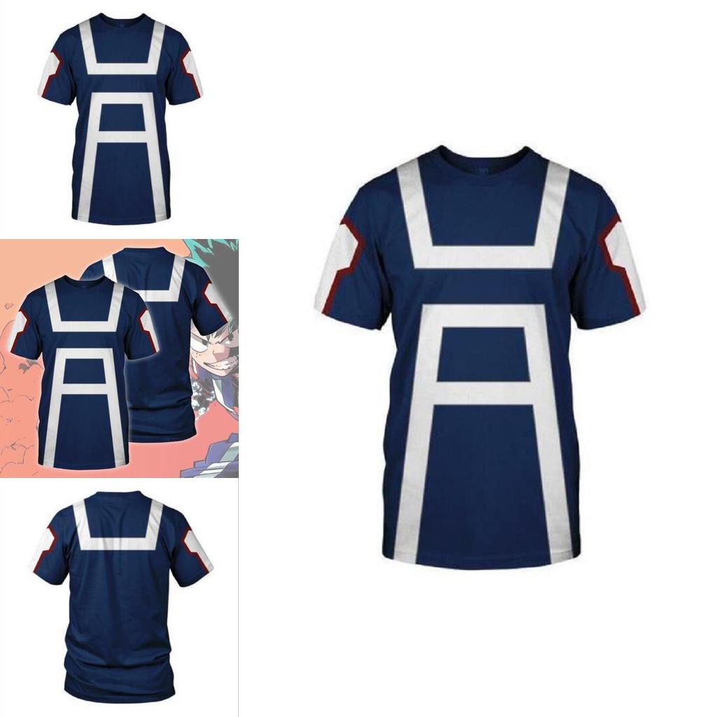 Mijn Boku No Hero Academia 3D Print T-shirt Voor Mannen En Vrouwen In Comfortabele Katoenmix