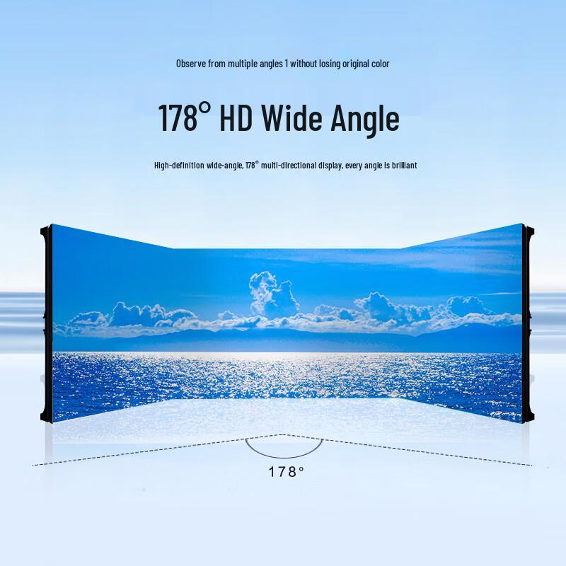 P1.25 Indoor Foldable LED Digital Poster Display CN plug (adapter included)