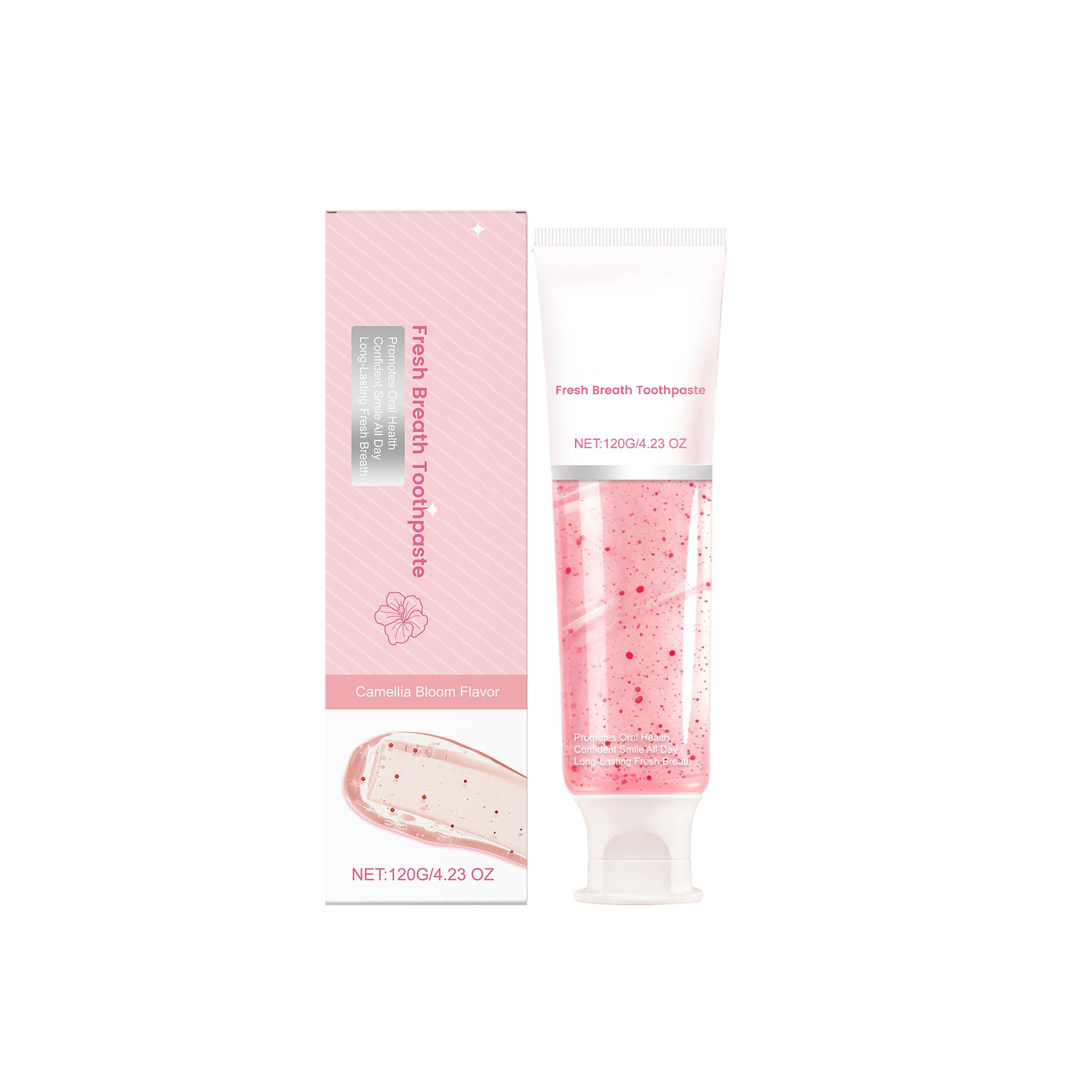 

Догляд за порожниною рота Зубна паста Плями від зубів, Освіжає дихання, Підтримує здоров я та Допомагає підтримувати емаль. Щоденна зубна паста для очищення ротової порожнини. One Size рожевий