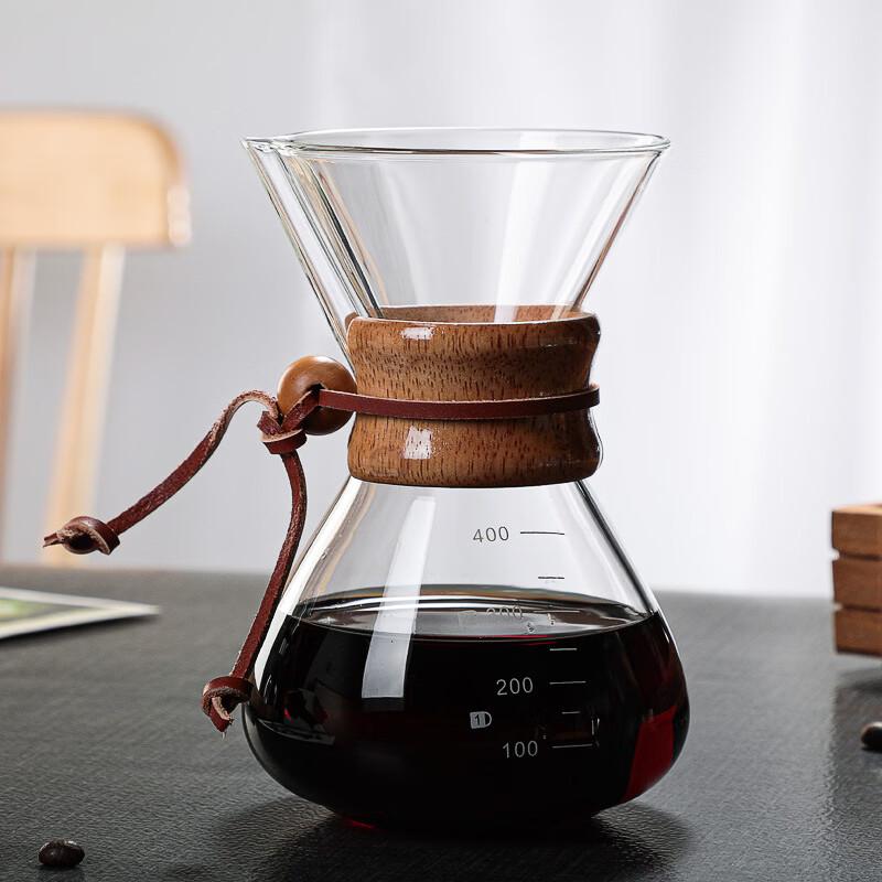 TLXT Glass Pour-Over Coffee Pot