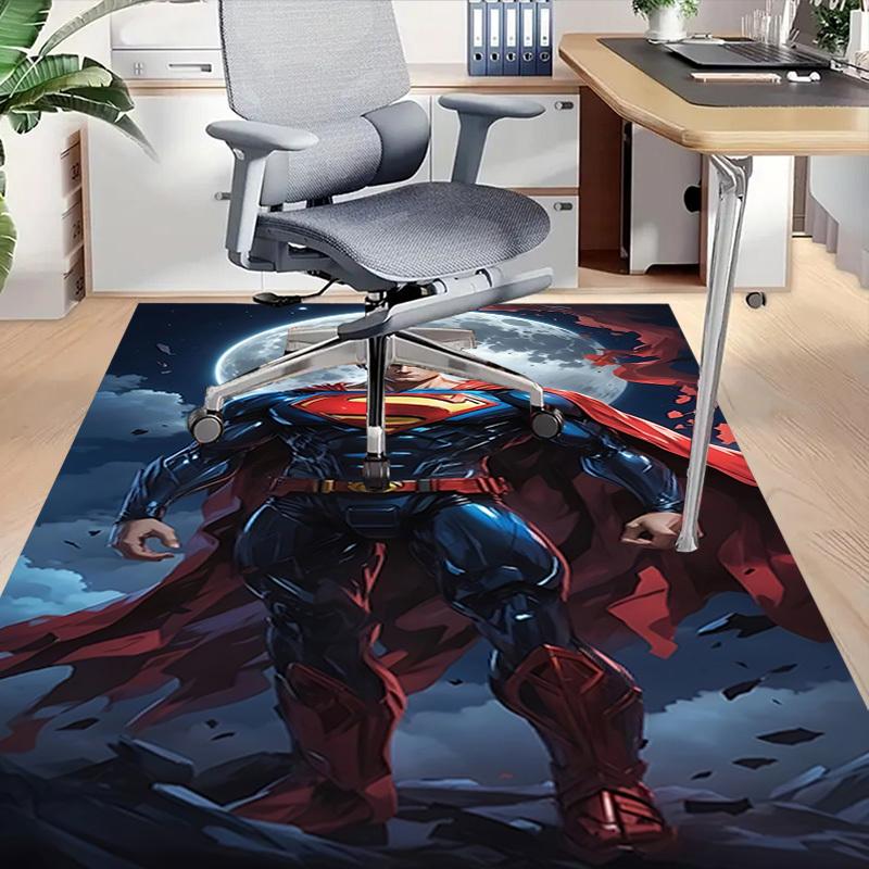 1pc Superman full moon Carpet, for Home & Office Decor, Desk Chair Carpet, Festive GiftL1404