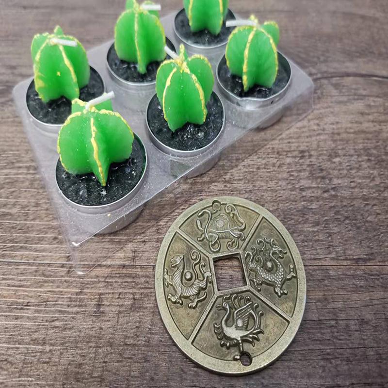 1Pc Ancient Chinese Four Celestial Animals Mythical Creatures Feng Shui Coin Brass Lucky Coin Good Fortune Collection Gift