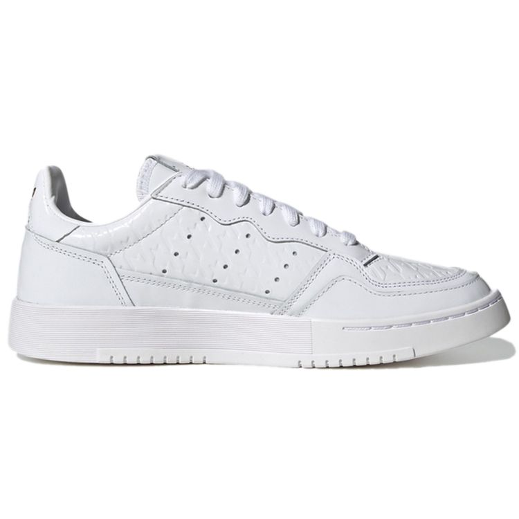 Adidas Originals Super Court Athletic Shock Absorbing Durable Low-Top Sneakers Women Sneakers White FU9958