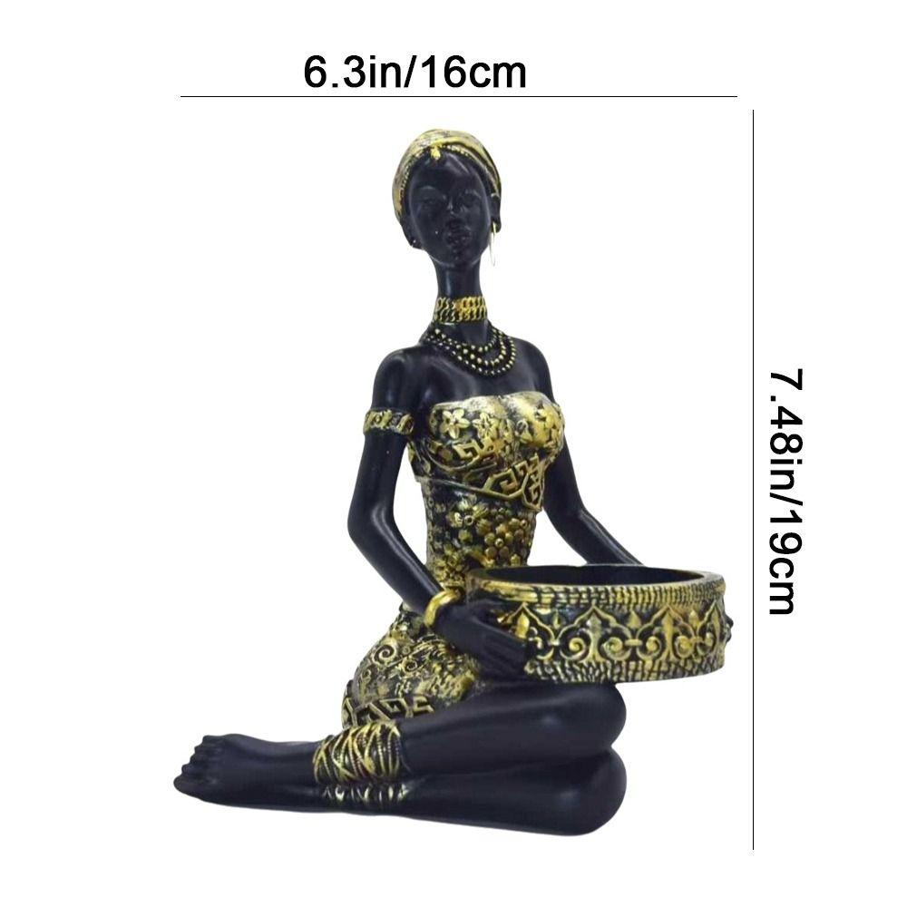Resin Keys Storage Container Tribal Design Jewelry Holder Creative Jewelry Display Rack Cabinet