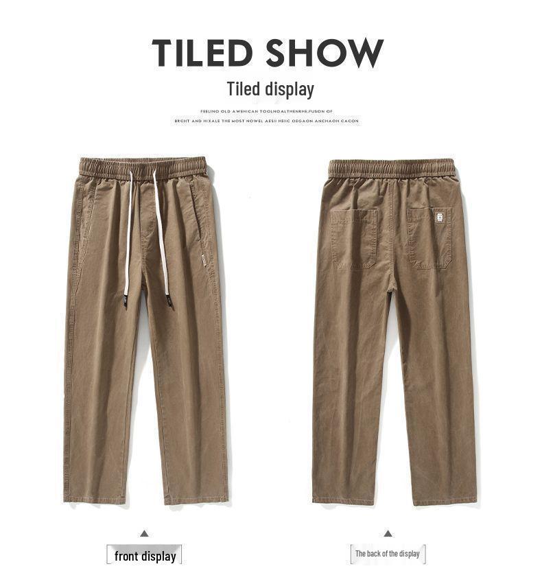 2025 Men's Versatile Loose-Fit Summer Pants - Lightweight, Durable, Plus Size