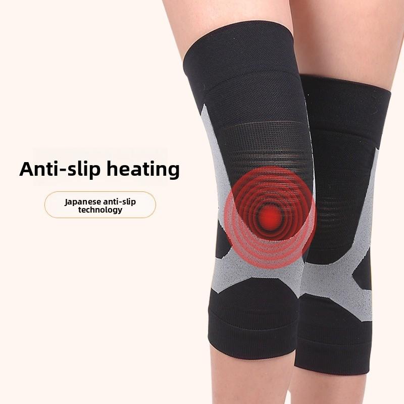 Knitted Knee Pads - Comfortable and Breathable, Featuring Graphene Heating Technology, Providing Warmth Protection for The Legs and Knee Joints.