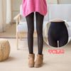Double-layer Bare-leg Leggings Fake Meat Autumn and Winter Women's Meat Skin Tone Fleece Thickened Double-layer Warm Leg Pants