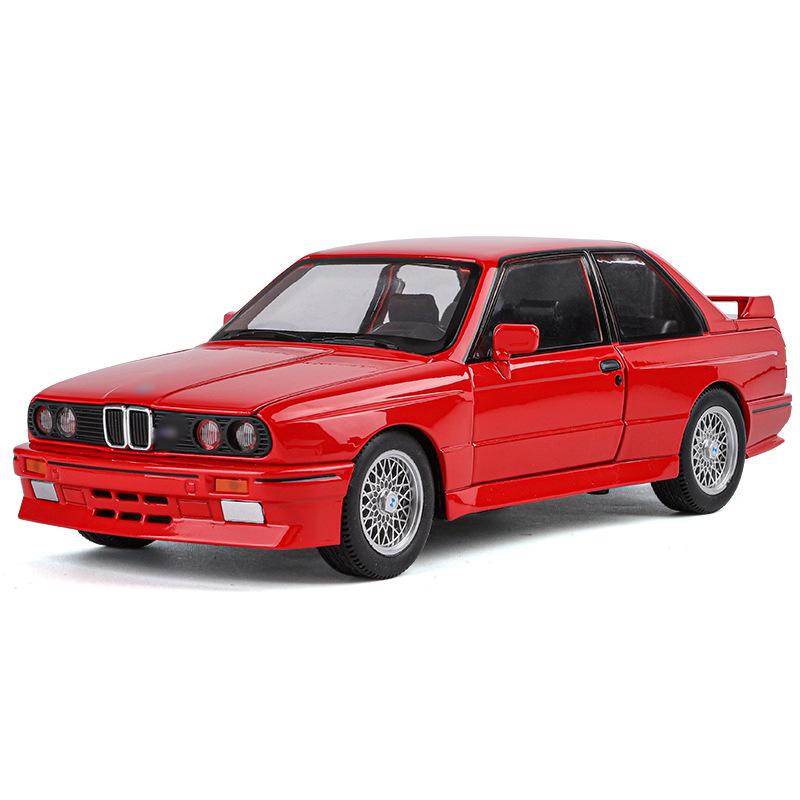 1/24 BMW M3 E30 IM Alloy Miniature Car Diecast Metal Model Collection Hobbies Birthday Present with Friend Decoration Classic Car GT