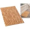 Accessories for Bathroom for Bathroom Sauna Spa Tub Step and Floor-24 X 16 X 0.4 in-Foldable Wooden Bath Mat-Bamboo Bath Mat Bathmat