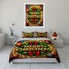 Merry Christmas Festive Bedding Set Bedding set (1 duvet cover, 2 pillowcases, duvet not included)