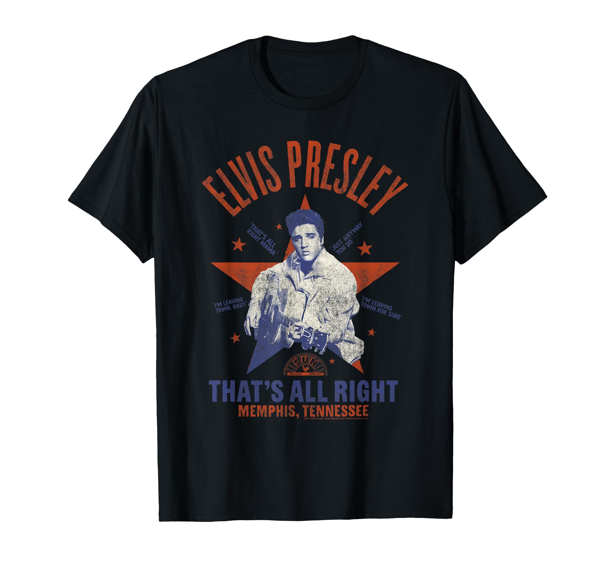 

Sun Records X Elvis Presley That s All Right T-Shirt