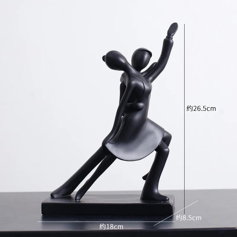 Minimalism Abstract Figures Statue Dancer Ornaments Desk Decoration Character Sculpture Modern Crafts Room Aesthetics Decor