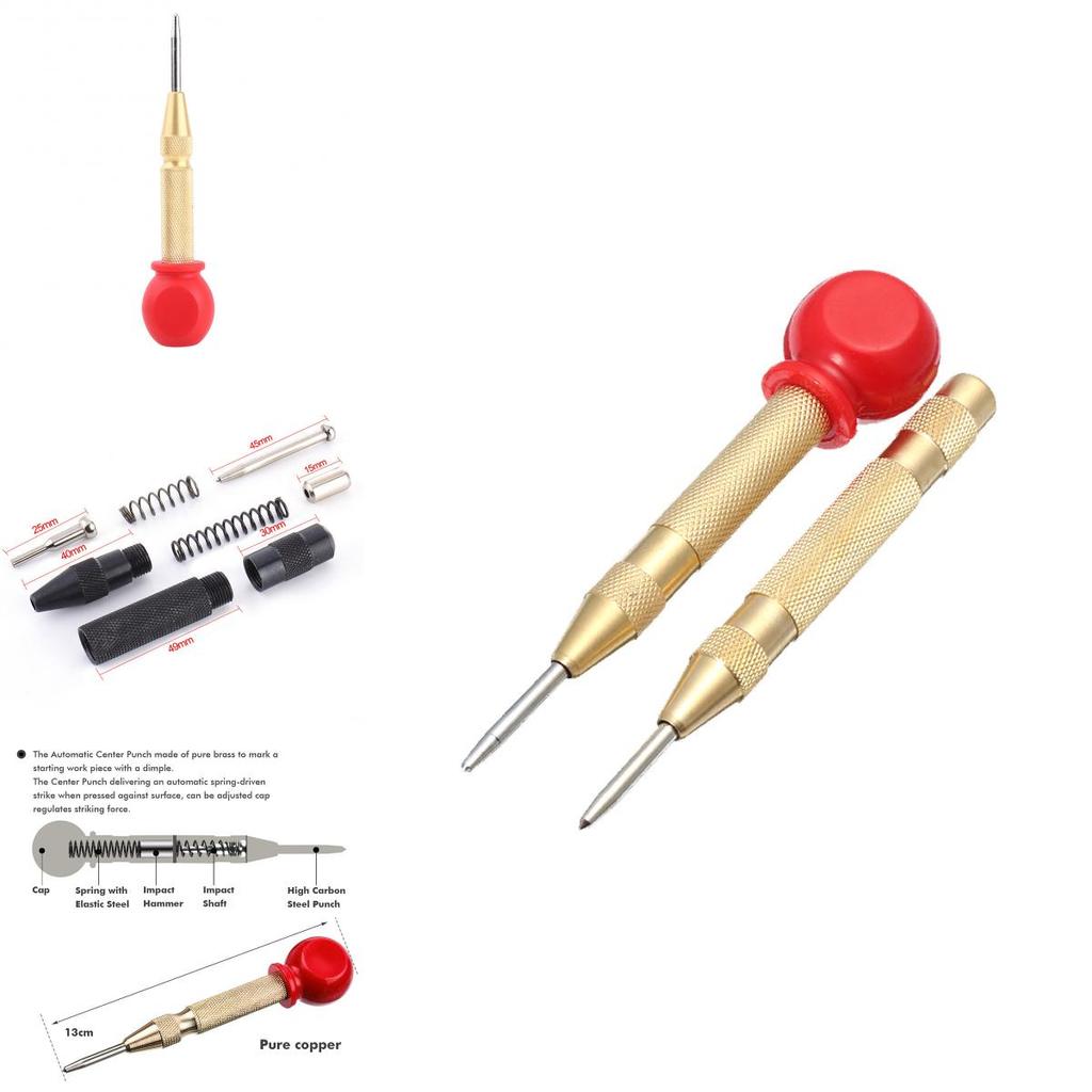 Premium Automatischer Körner Federbelastet Chrom Nieten Schrauben Werkzeug Für Präzises Markieren