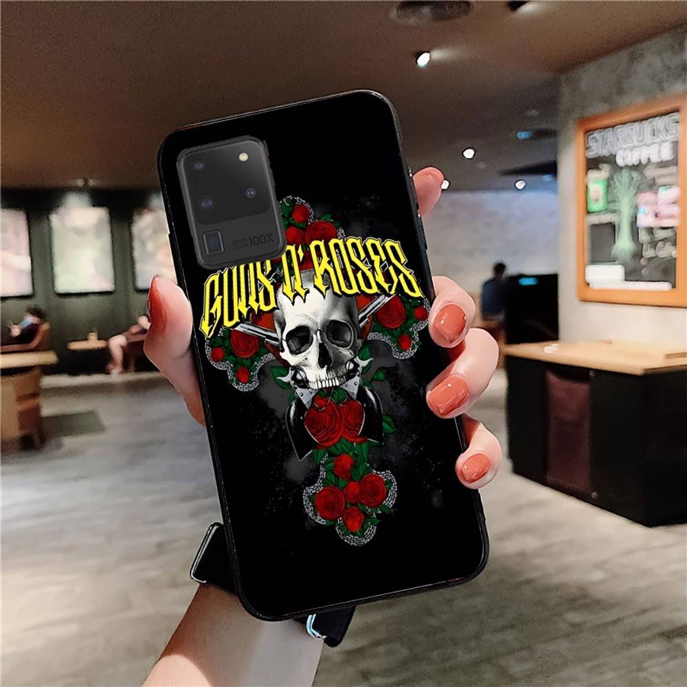 GUNS N ROSES Phone Case For Samsung S 24 fe 25 Ultra plus 20 lite 21 30 22 23 24 22 Ultra 5G Fundas