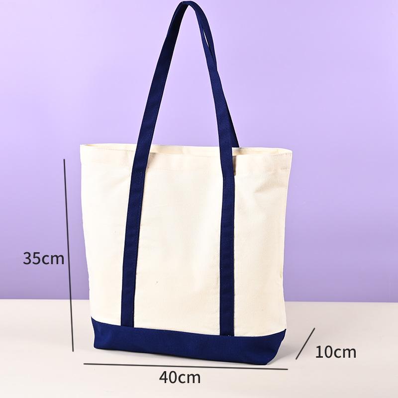 Custom Logo Eco-Friendly Canvas Tote Bag for Business Advertising