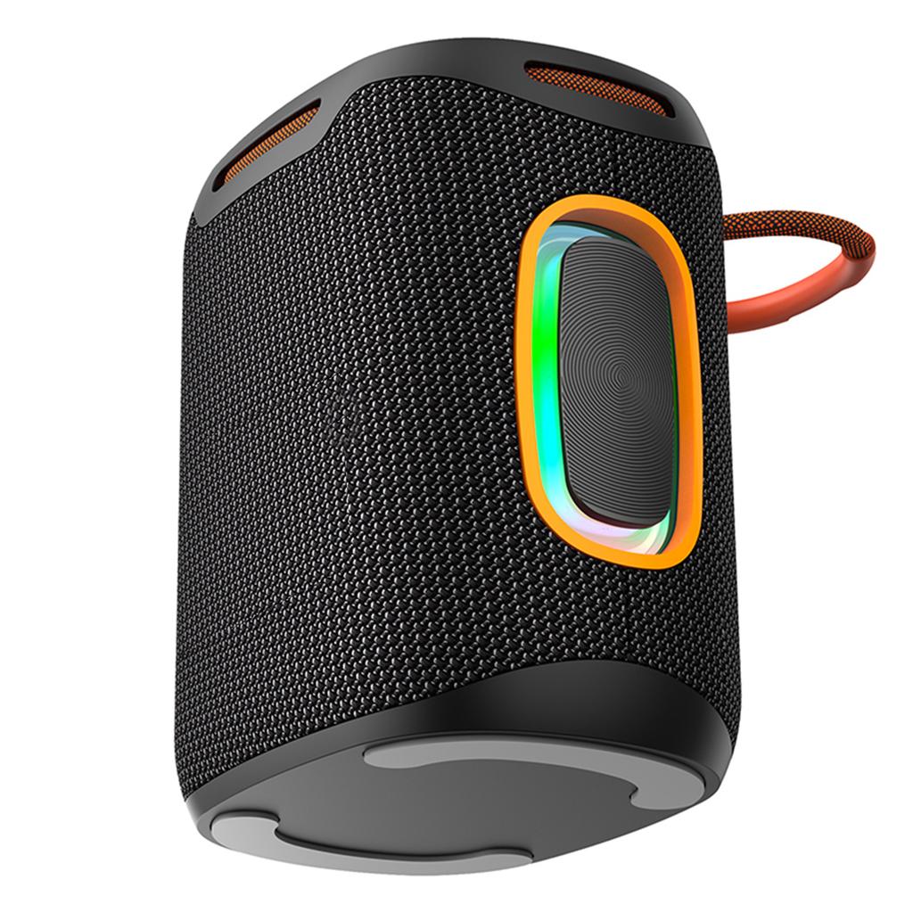 25W Bærbar BT-høyttaler med RGB-lys, Utendørs vanntett lydboks, 76mm kraftig bass, AUX U-disk TF-kort musikk