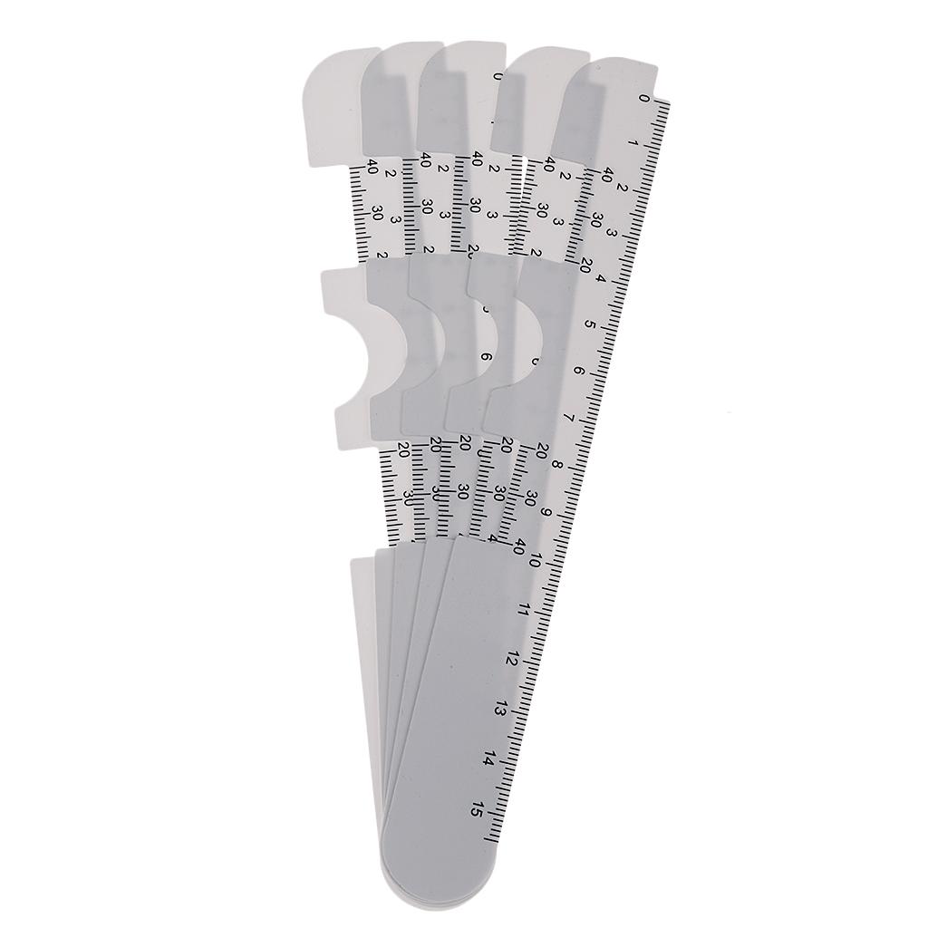 5x PD Ruler Pupil Meter Optical Instrument Tool White
