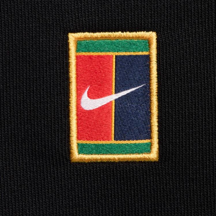 

Nike Court Heritage Dri-Fit Hooded Pullover Sweatshirt With Letter Embroidery Men Sweatshirts Black FQ2093-010 XL