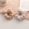 4pcs Autumn and Winter Ear Plush Large Intestine Hair Ring, Cute Hairy Fat Intestine Head Rope Leather Band Hair Ornament