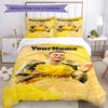 Borussia Dortmund Spersonalizuj swoje imię Pościel Oddychająca Poszewka na Kołdrę z Poszewkami Dekoracja Domu Prezent Urodzinowy