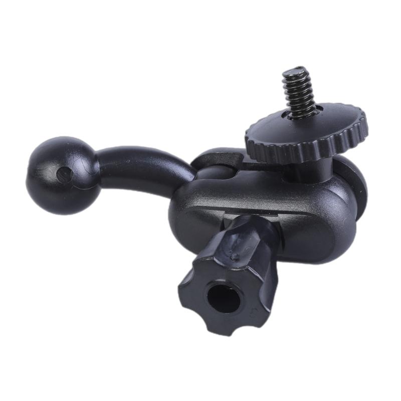 Ball Head Bracket Adapter 1/4in Male to 17mm Ball Adapter Tripod Mount Connector Angle Adjustable Phone Mount Adapter