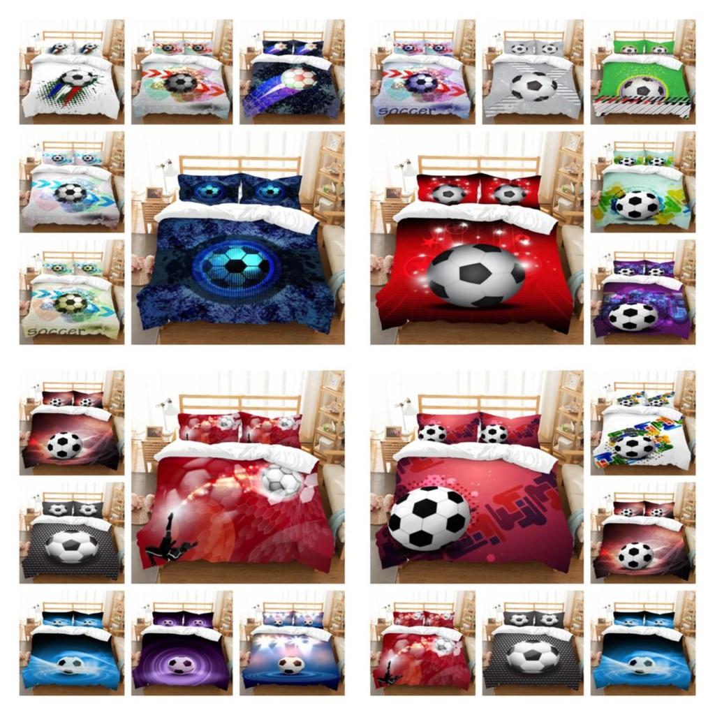 Soccer Duvet Cover Sports Style Home Bedspreads King Queen Size Bedding Fashion Quilt Cover Woman Man Bedding Sets